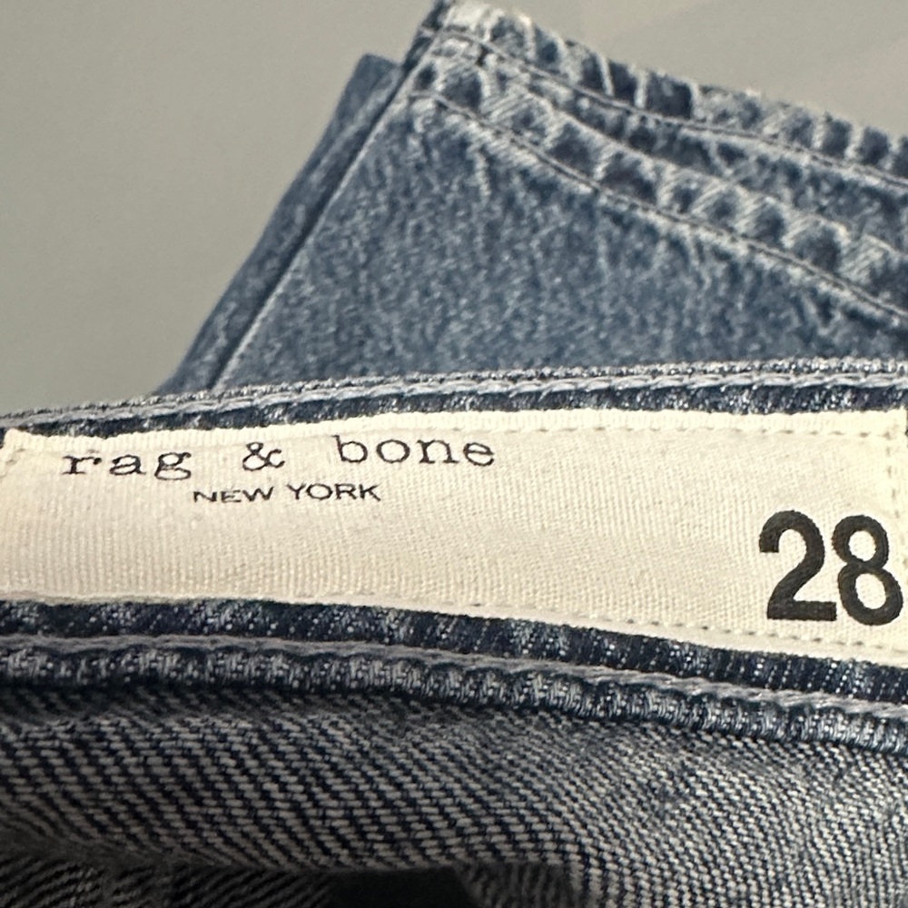 rag & bone High Rise Blue Jeans - Picture 9 of 9